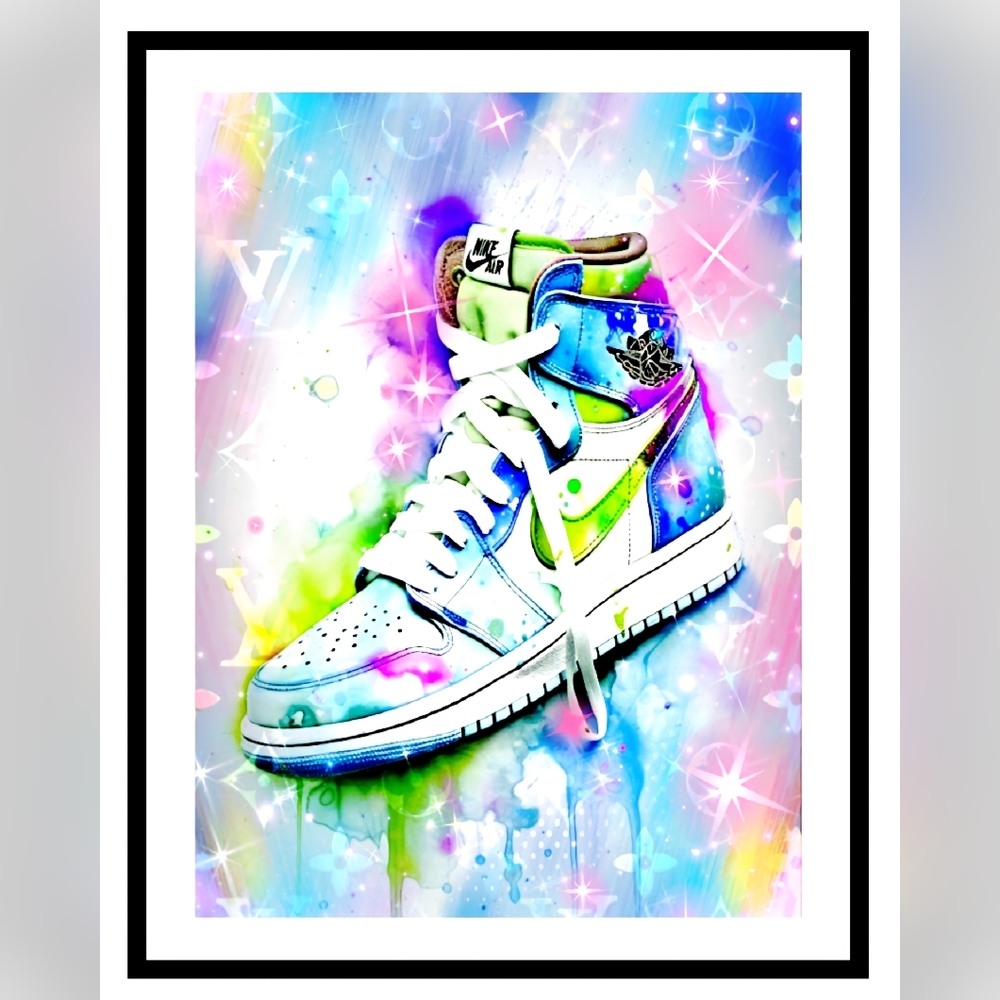Nike Jordan's 8.5"×11" Framed Wall Art